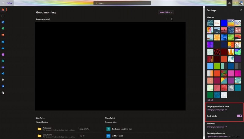 Top ways to customize Microsoft 365 online to your liking