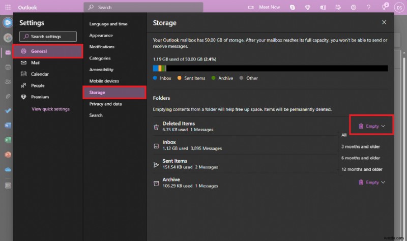 How to better manage your Outlook.com storage limit in 2 ways so it doesnt fill up too quickly on OneDrive