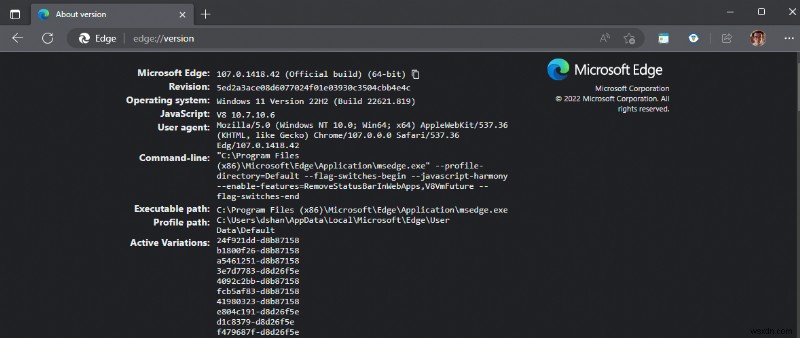 How to find out which Edge browser version you have on Windows 11 right now
