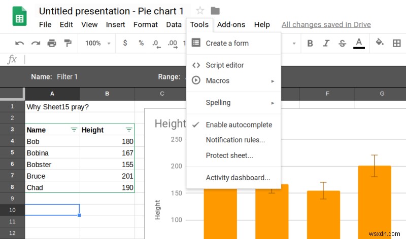Google Docs - Long-term combat test