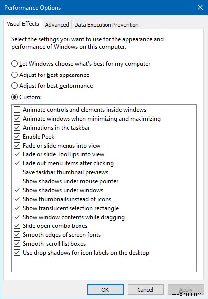 How to disable the smooth moving cursor in Office 2016