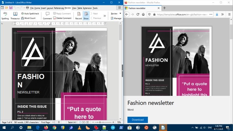 LibreOffice 7.0 - Words are very unnecessary