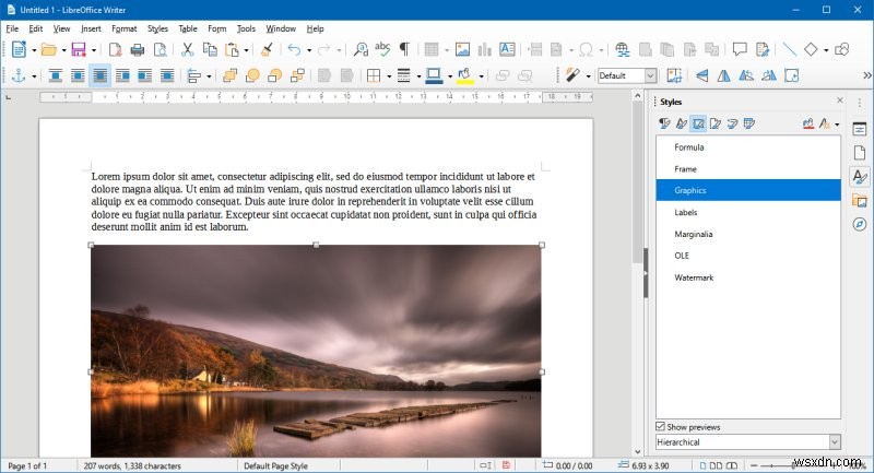 LibreOffice 7.0 - Words are very unnecessary