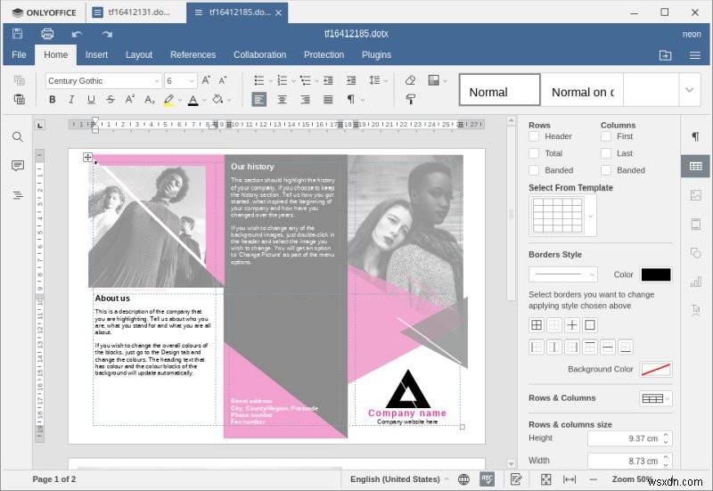 OnlyOffice Desktop Editors 5.5.1 - Good but can be better