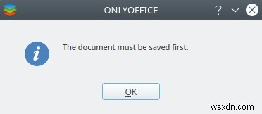 OnlyOffice Desktop Editors 5.5.1 - Good but can be better