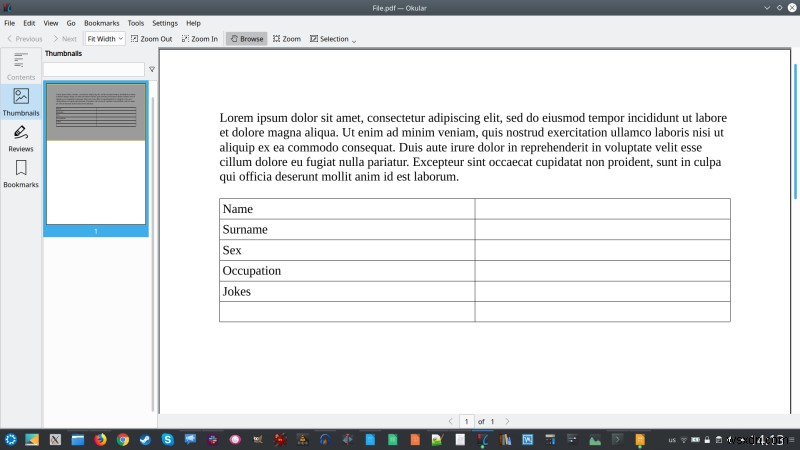 How to edit PDF forms in Linux - with LibreOffice