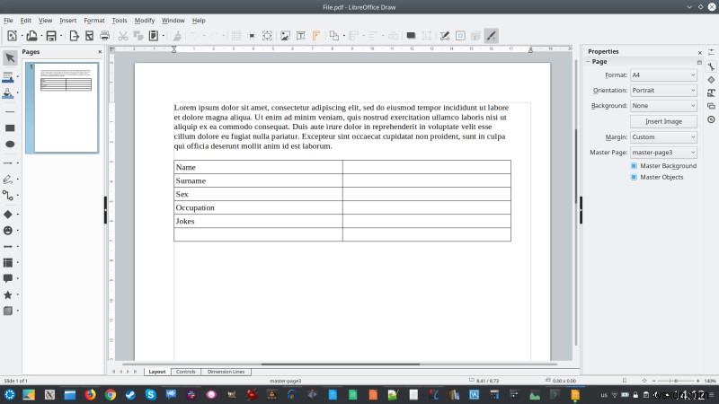 How to edit PDF forms in Linux - with LibreOffice