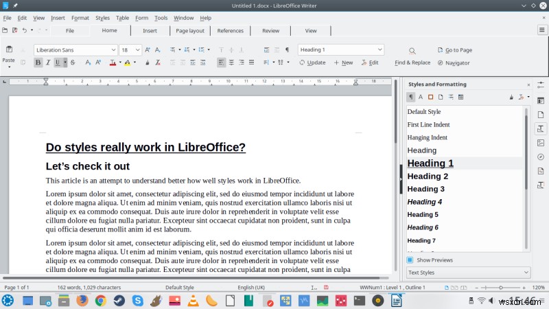 LibreOffice styles - My style is the bomb didi bom di deng