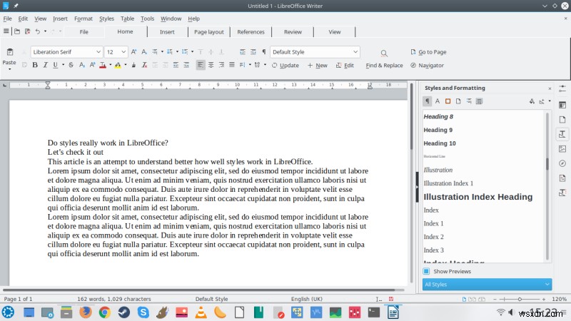 LibreOffice styles - My style is the bomb didi bom di deng