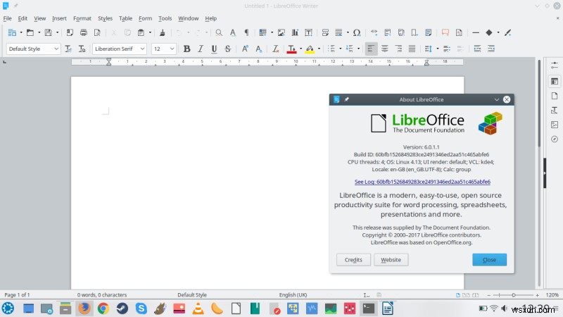 LibreOffice 6.0 - Goodness, Gracious, Great Fonts of Fire!