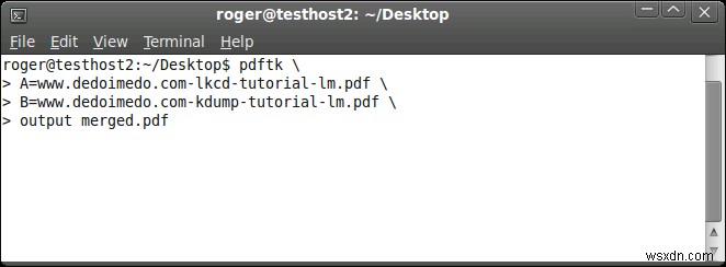 How to merge PDF documents in Linux - Tutorial