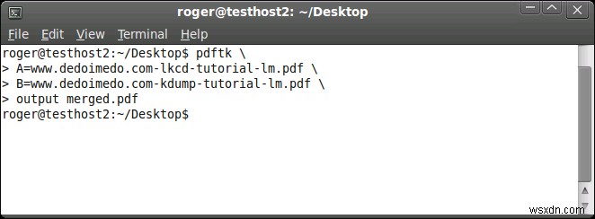 How to merge PDF documents in Linux - Tutorial