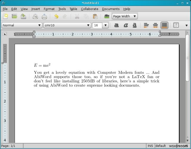 AbiWord - the underestimated word processor