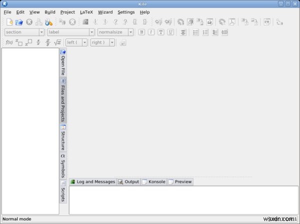 Kile - another successful LaTeX frontend