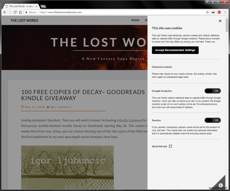 GDPR & Your website - Guide to privacy and peace of mind