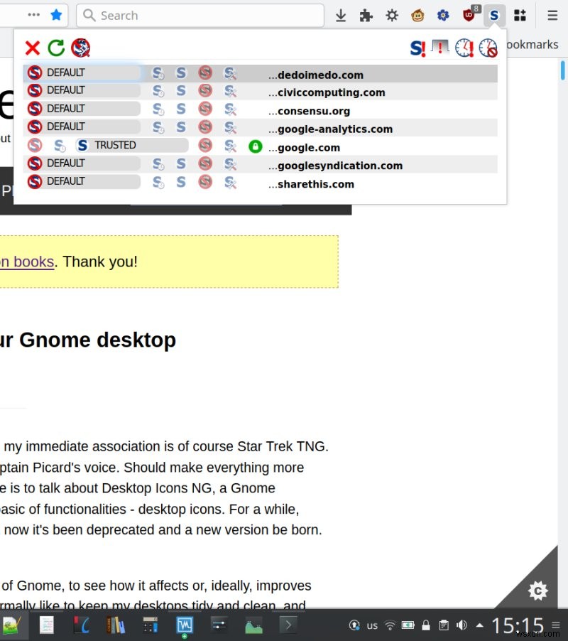 How to configure Noscript for ordinary users