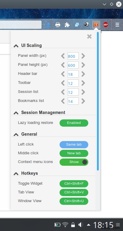 Session Sync - A nice session manager for Firefox Quantum