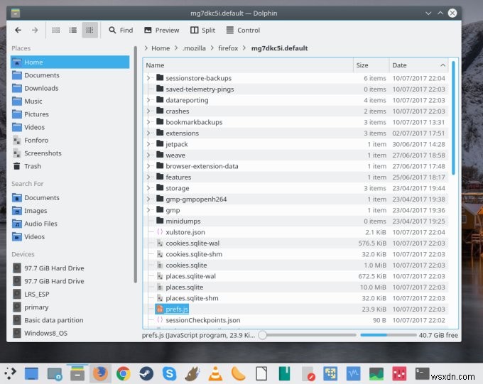 How to import and move themes (personas) in Firefox