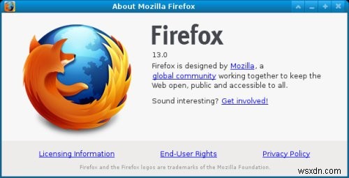 Firefox 13 - a review of sorts