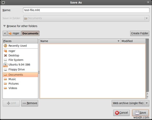 How to open .mht files in Firefox on Linux