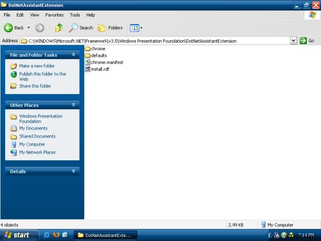 How to remove Microsoft .NET Assistant from Firefox