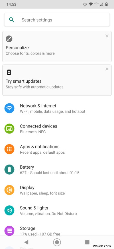 Motorola One Zoom & upgrade to Android 10
