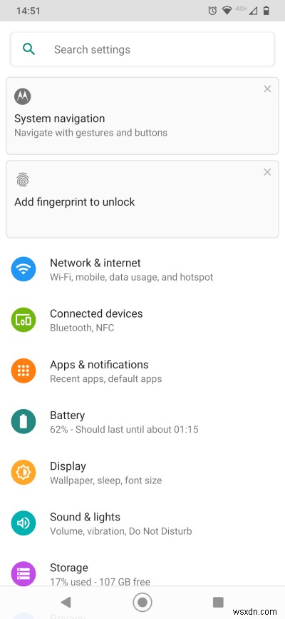 Motorola One Zoom & upgrade to Android 10