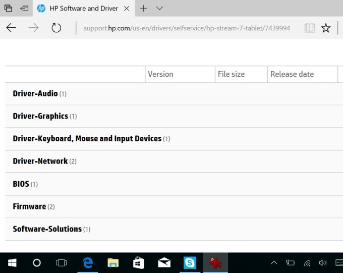 HP Stream 7, Windows 10, accessibility and future