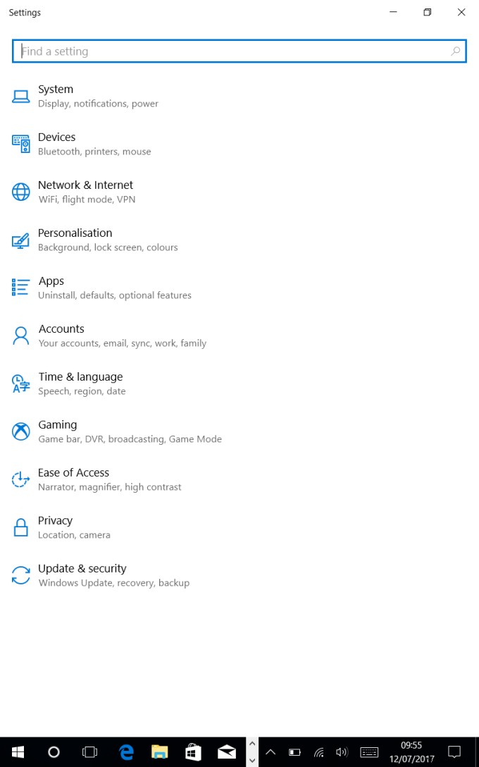HP Stream 7, Windows 10, accessibility and future