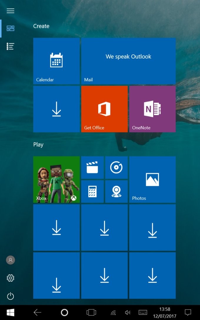 HP Stream 7, Windows 10, accessibility and future