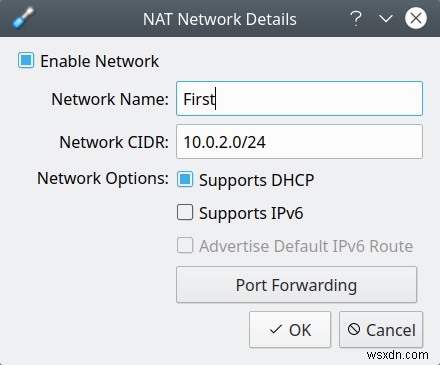 VirtualBox & NAT network configuration tutorial