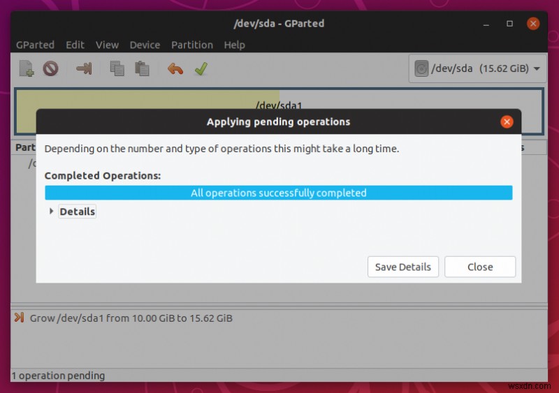 VirtualBox: resize hard disk - with modifyhd and snapshots