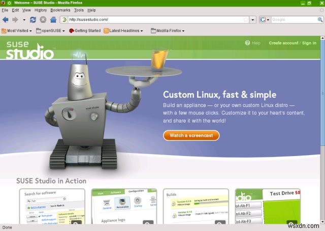 SUSE Studio - Make your own Linux