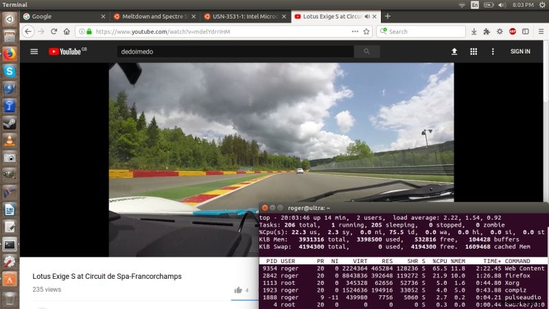 Meltdown and Spectre - Performance and stability