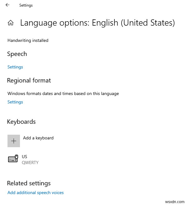 Windows 10 & remove non-removable keyboard layouts