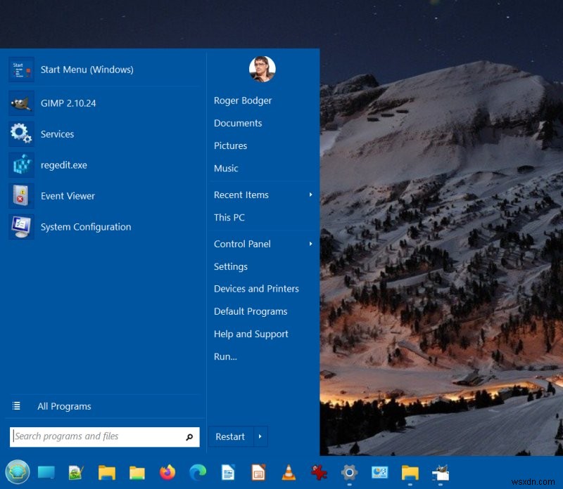 How to use a classic menu in Windows 11 with Open-Shell