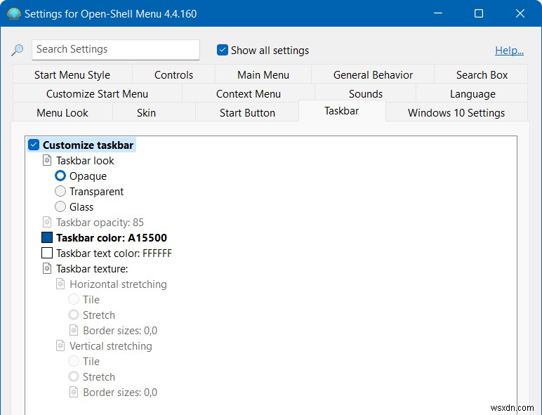 How to use a classic menu in Windows 11 with Open-Shell