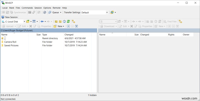 WinSCP - A capable, useful FTP client