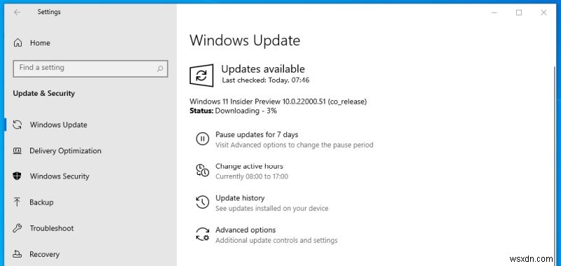 Windows 11 - How to install the preview Dev release