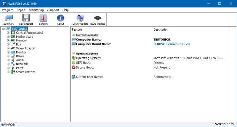 HWiNFO - Your hardware info one-stop shop