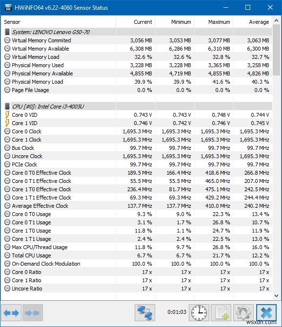 HWiNFO - Your hardware info one-stop shop