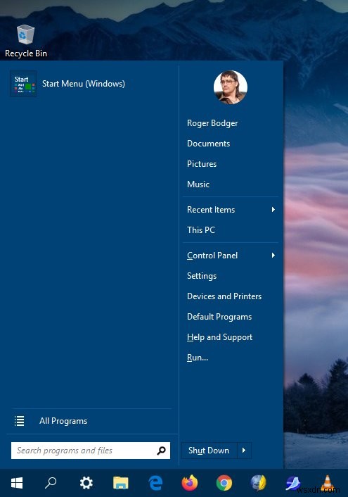 Open-Shell - Classic Shell Reborn, and pretty neat too