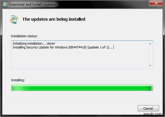 Windows 7, KB4474419 & failed update - Tutorial