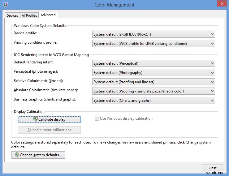 How to calibrate display in Windows - colors suddenly wrong