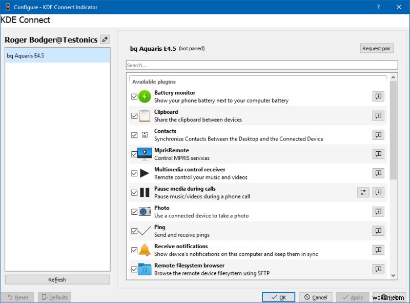 KDE Connect on Windows - Sneak a peak