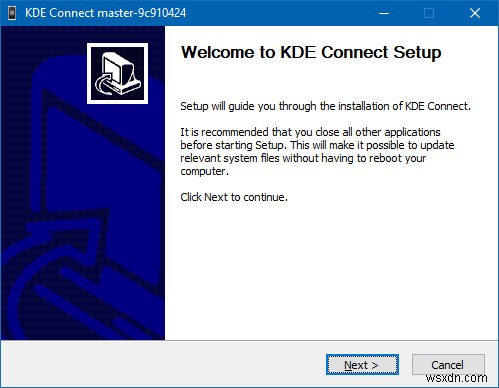 KDE Connect on Windows - Sneak a peak