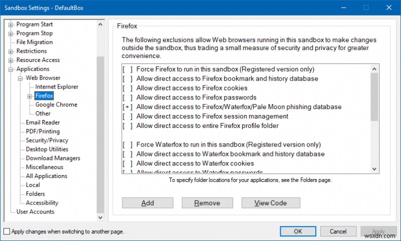 Sandboxie review - Application isolation for experts
