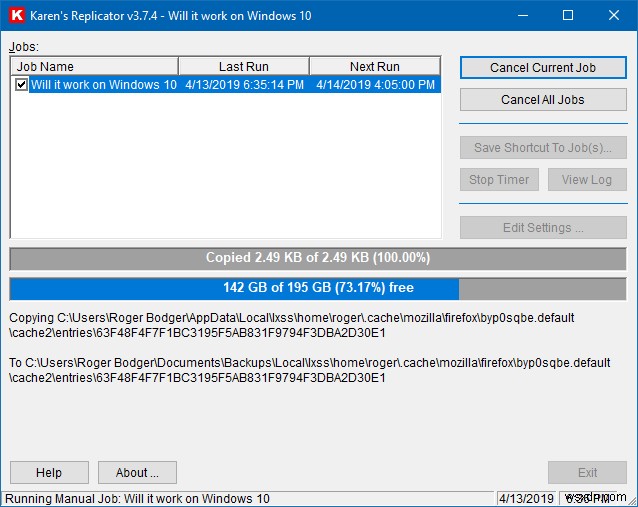 Karens Replicator - Works on Windows 10 once more