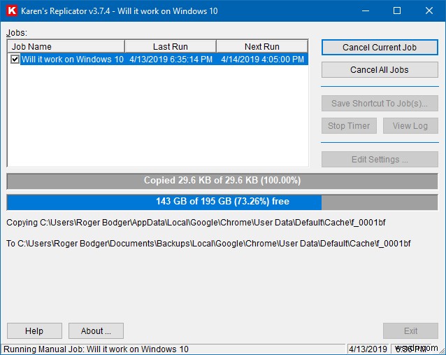 Karens Replicator - Works on Windows 10 once more
