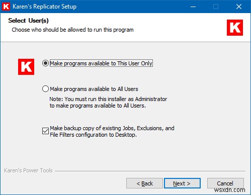 Karens Replicator - Works on Windows 10 once more